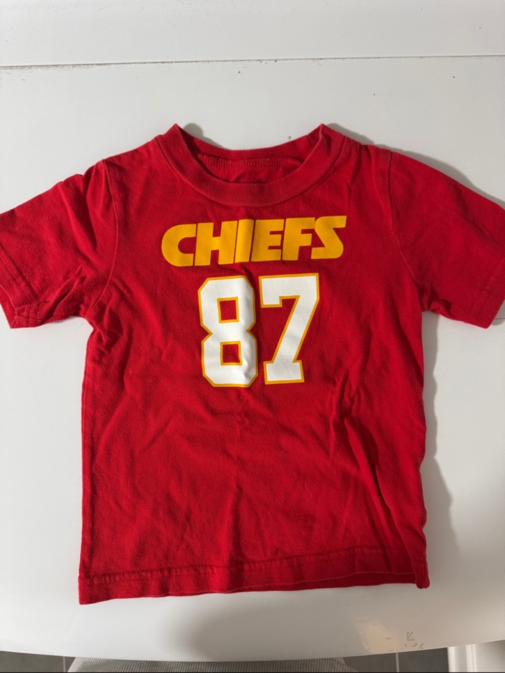 Kids Chiefs Graphic Tee - Red & Yellow
